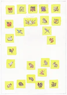Evensong: mini pictures for inside of advent calendar