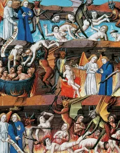 Purgatory: Miniature depicting hell, 1463