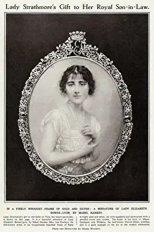 Hankey: A miniature of Elizabeth Bowes-Lyon