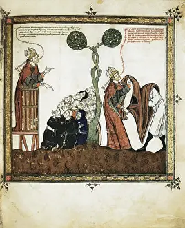 Llull: Miniature n? 2 of the Breviculum, reduced version