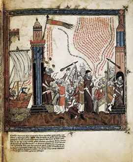 Llull: Miniature No. 10 from Breviculum, reduced version