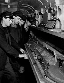 Railwaymen: Miniature railway for training purposes, Norwich Station