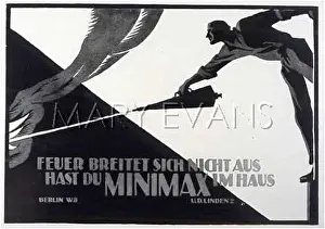 Extinguishers: MINIMAX ADVERT 1923