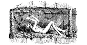 Pickaxe: mining, children, child labour in a mine, after