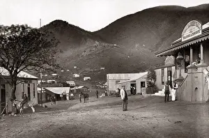 Barberton: Mining - Crown St Barberton, Transvaal, South Africa, circa