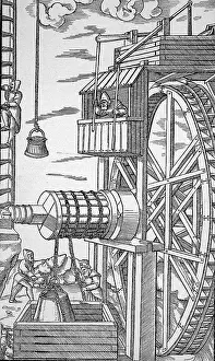 Georgius: mining, mine, winder for the removal of mine