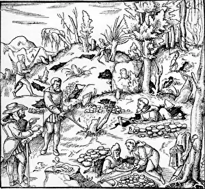 Georgius: mining, miners, digging out mineral resources