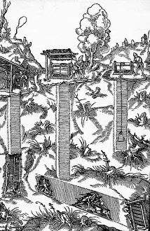Georgius: mining, shafts / adits, different ways to enter