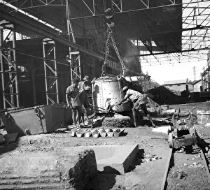 Enamel: Mining at Tsumeb, 1938