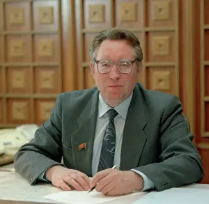 Dunaev: Minister of Interior of Soviet Union Andrei Dunaev, 1991