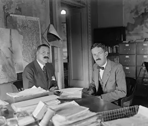 Lcgr1409: Minister Peter A. Jay and Allen Dulles at the