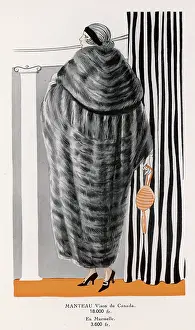 Reticule: Mink Evening Mantle 1922