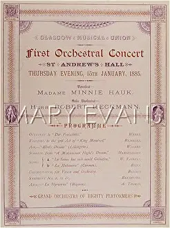 Repertoire: MINNIE HAUK PROGRAMME