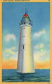 Lighthouses: Minot's Light, Massachusetts Bay, USA