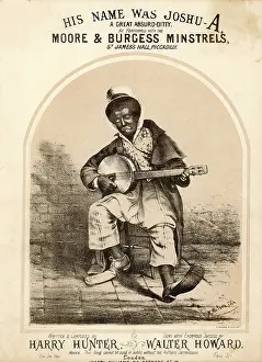 Blacked: Minstrel singing a popular song