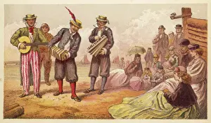 Squeezebox: Minstrels on Beach