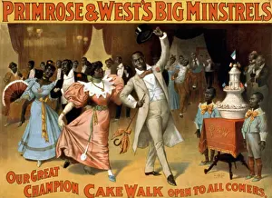 Antebellum: Minstrels, whites in blackface, doing the ?