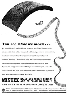 Belting: Mintex Brake & Clutch Linings