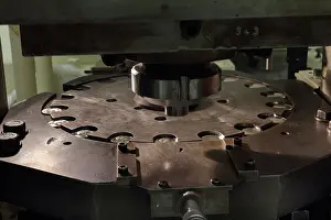Monnaie: Minting machine, Musee du 11 Conti, Monnaie de