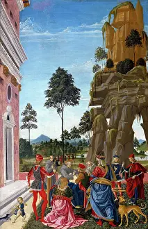 Perugino: Miracles of St. Bernardino: miraculous