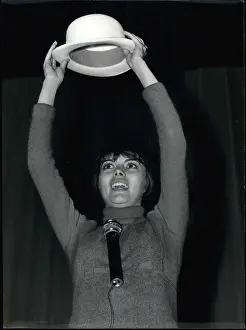 Mireille: Mireille Mathieu, French singer, Olympia music hall, Paris
