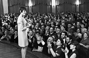 Mireille: Mireille Mathieu visiting Moscow, 1967
