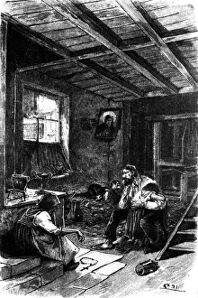 Adversity: misery / adversity, typhus-infected starving
