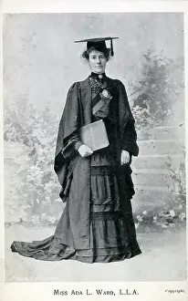 Mortarboard: Miss Ada L. Ward, L. L. A