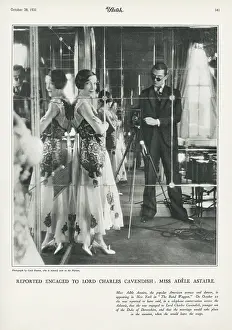 Miss Adele Astaire and Cecil Beaton