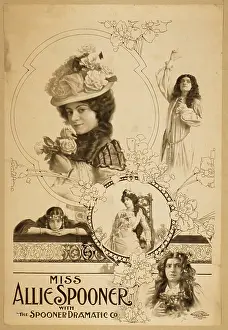 Spooner: Miss Allie Spooner with The Spooner Dramatic Co