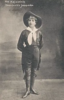Monomania Images: Miss Arizona tomahawk juggler
