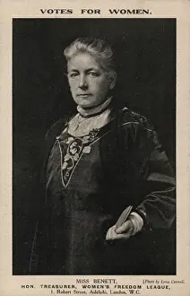 Rejoined: Miss. Benett Suffragette