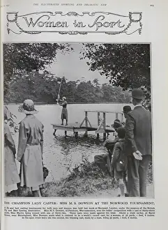 Anglers: Miss Dowson, Angler