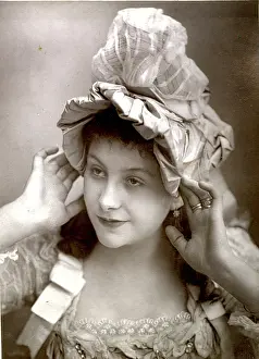 Woodburytype: Miss Fielding, Victorian actress