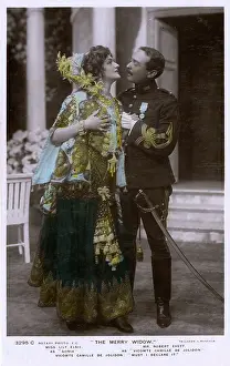 Miss Lily Elsie and Mr Robert Evett in The Merry Widow