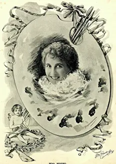 Brushes: Miss Moore, actress