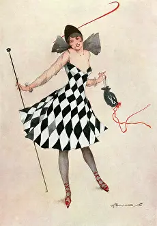 Checked: Miss Revue by H. Folkard