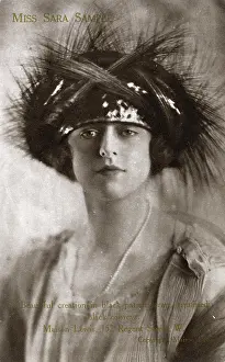 Osprey: Miss Sara Sample - Modelling hats from Maison Lewis