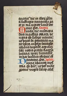 Alternating: Missal (Fragment)
