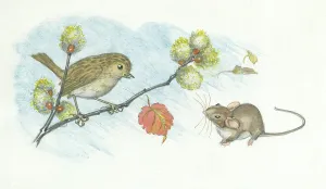 Storycard: The Missing Waistcoat - bird and mouse