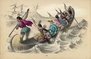 Heathen: Missionary in Canoe