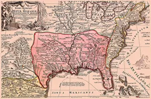 1723: Missisippi River Map, 1723