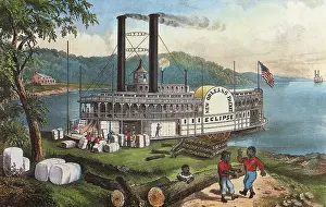 Husbandry: On the Mississippi, Loading Cotton