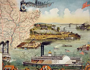 Steamboats: Mississippi river steamboat
