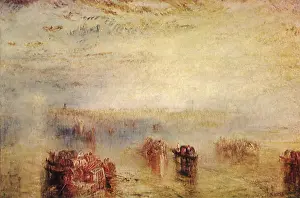 Gondolas: Misty Venice From Afar, by Turner