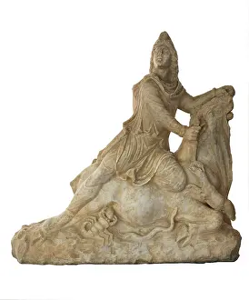 Mitra: Mithras from Cabra. 2nd c. Depicting Mitra god