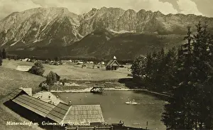 Mitterndorf: Mitterndorf with Grimming and sommer bath. About