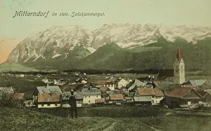 Salzkammergut: Mitterndorf in the Styrian Salzkammergut. 1907