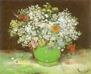 Zinnias: Mixed Bouquet, by Van Gogh