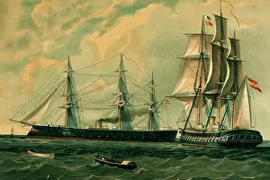 Navigate: Mixed ship propulsion (sail and steam), and Spanish naval sh